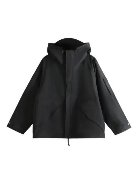 waterproof hoodied jacket by NANAMICA