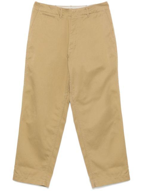 wide-leg chinos by NANAMICA