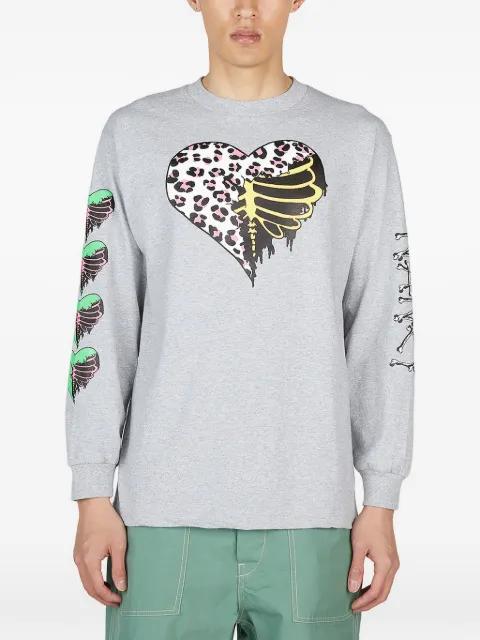 graphic-print crew-neck sweatshirt by NANCY GANZ