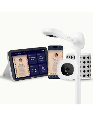 Smart Baby Monitor System with Wall Mount by NANIT