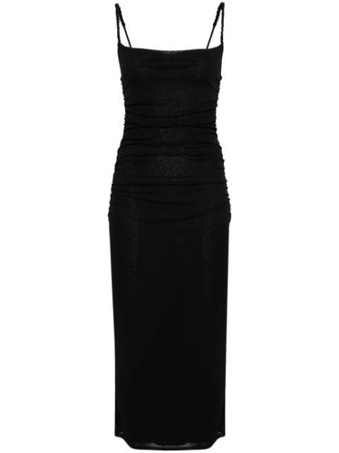 Alexa ruched midi dress by NANUSHKA