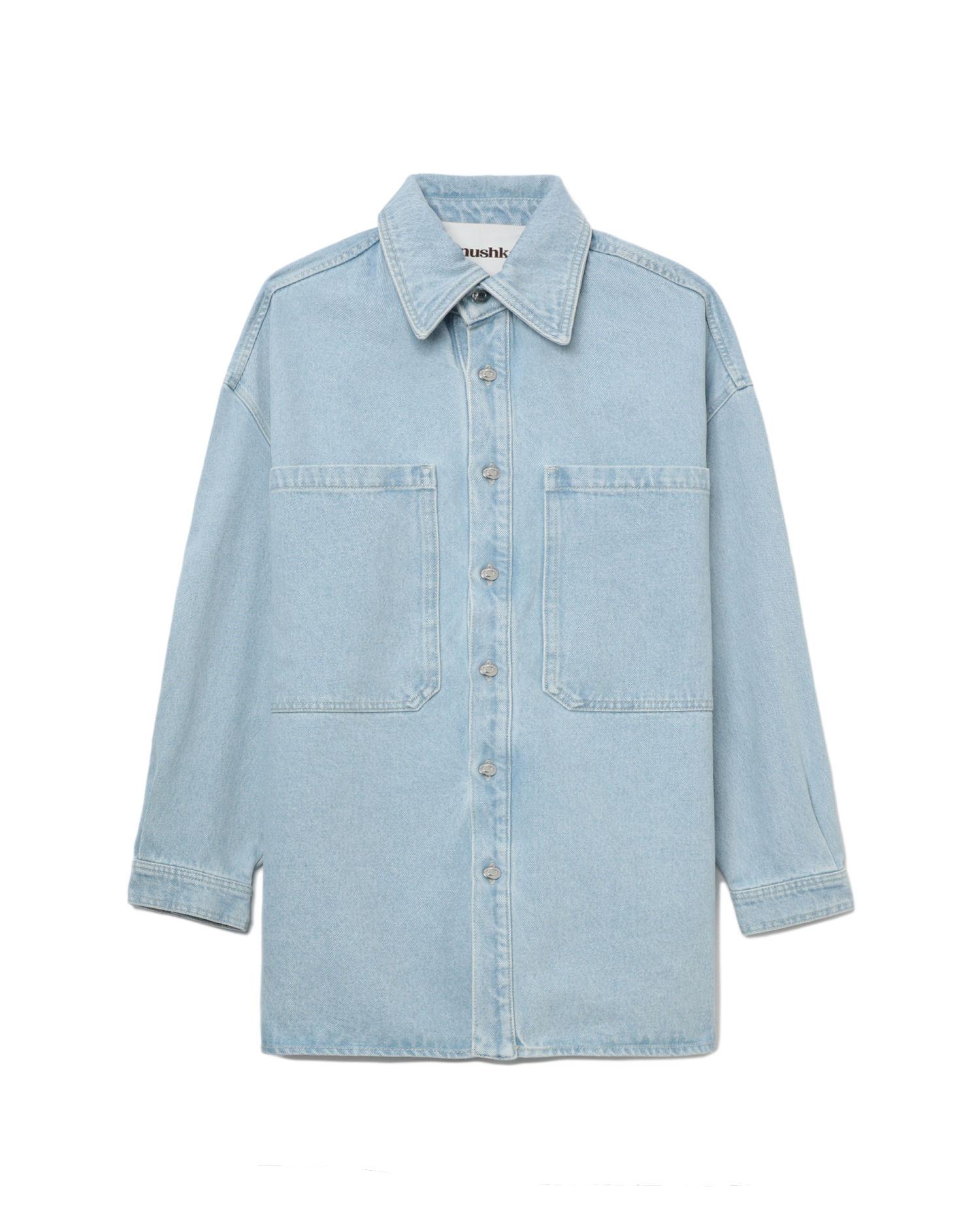 Beaux denim long-sleeve shirt by NANUSHKA