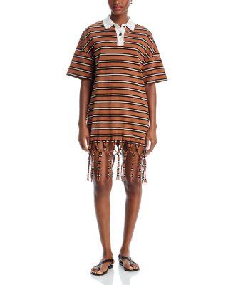 Benigna Fringe Hem Polo Dress by NANUSHKA