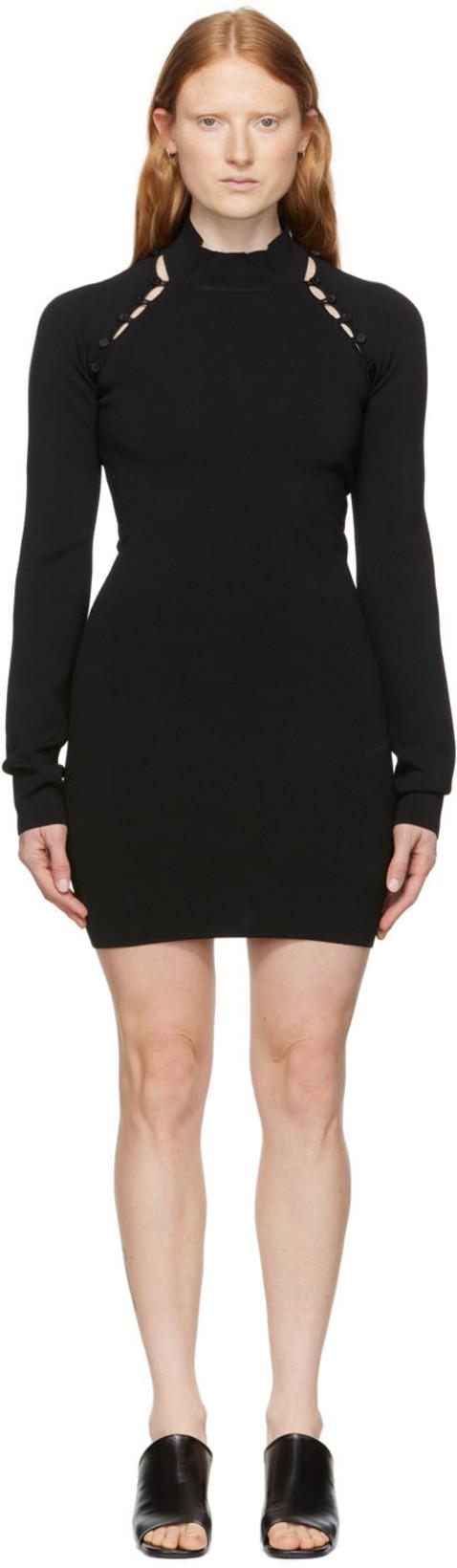 Black Ilona Minidress by NANUSHKA