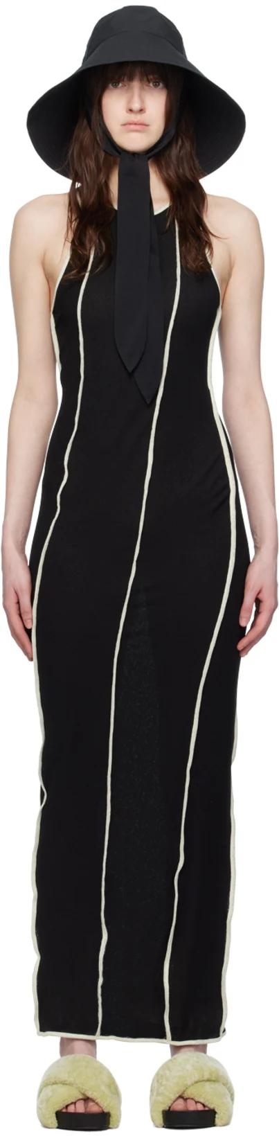 Black Wanda Maxi Dress by NANUSHKA