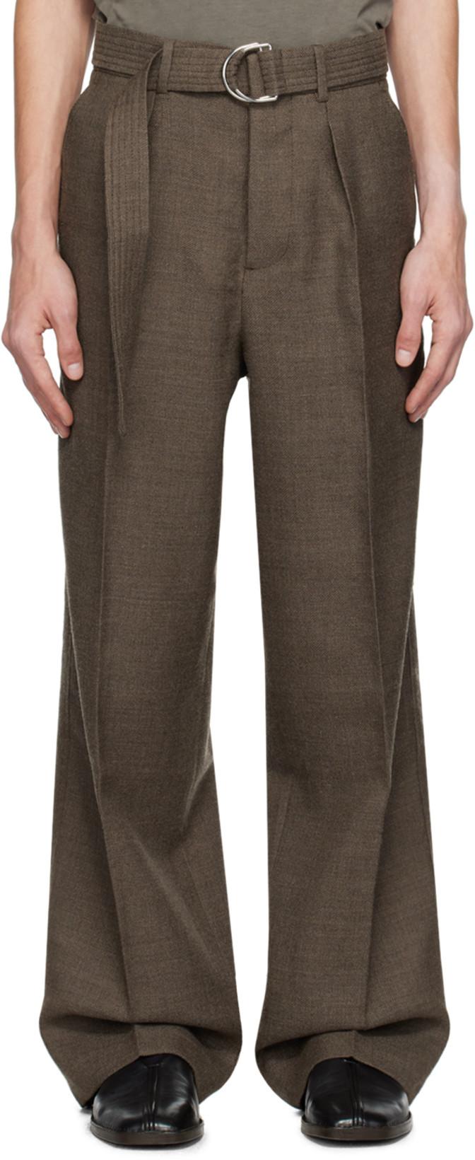 Brown Bento Trousers by NANUSHKA