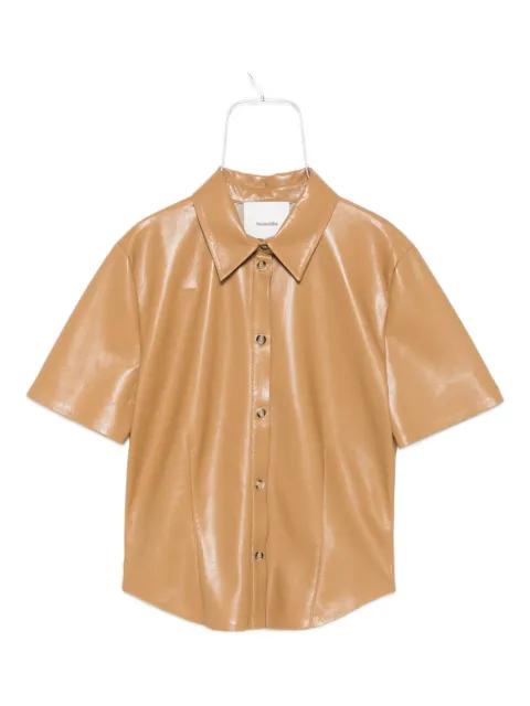 Clare button-up short-sleeve shirt by NANUSHKA