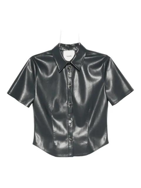 Clare button-up short-sleeve shirt by NANUSHKA