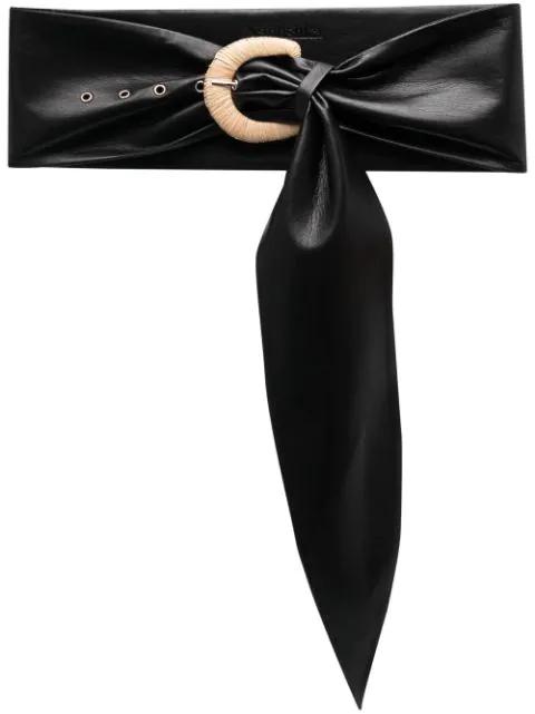 Dae Rustic vegan leather belt by NANUSHKA