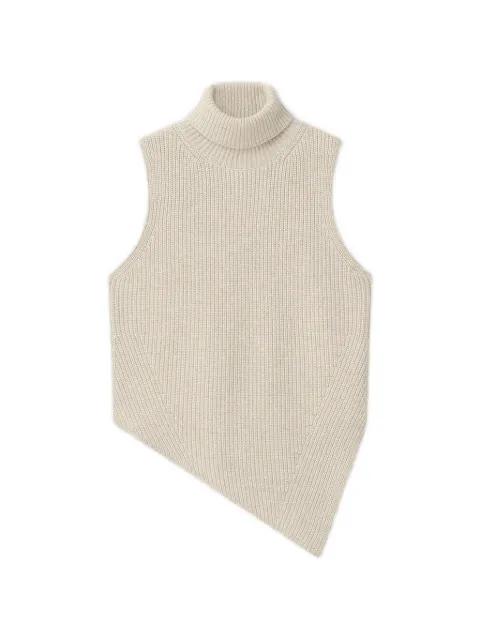 Fennec knitted turtleneck vest by NANUSHKA