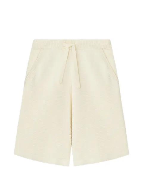 Fico drawstring knitted shorts by NANUSHKA