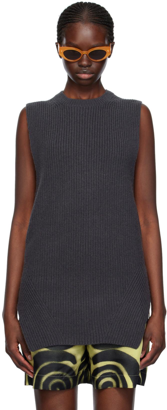 Gray Leela Vest by NANUSHKA