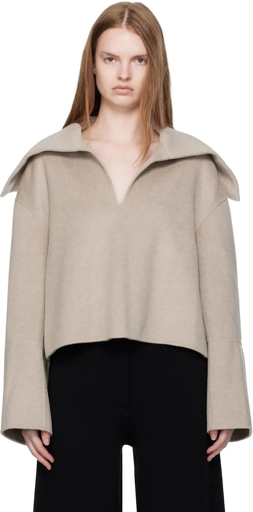 Gray Maxe Sweater by NANUSHKA