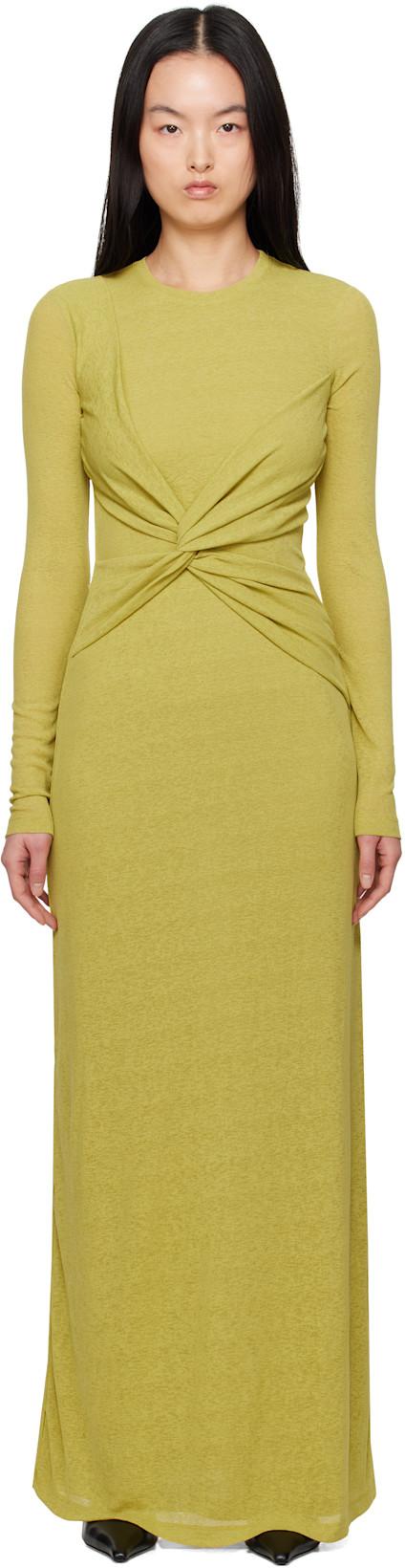 Green Rozal Maxi Dress by NANUSHKA