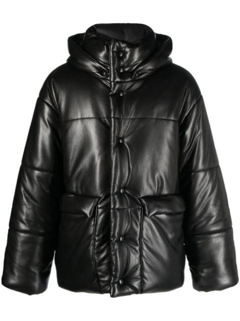 Hide faux-leather puffer jacket by NANUSHKA