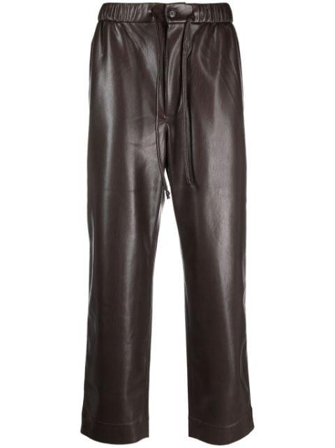 Jain faux-leather trousers by NANUSHKA