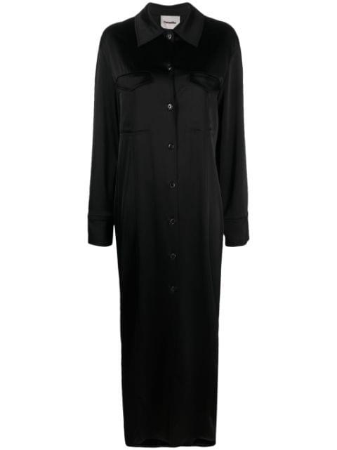 Joann satin shirtdress by NANUSHKA