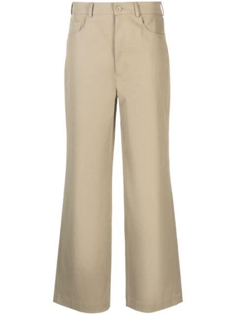 Josine twill cotton trousers by NANUSHKA