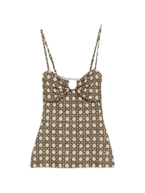 Kauit sweetheart-neck top by NANUSHKA
