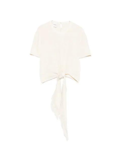 Mariel frayed-detail top by NANUSHKA