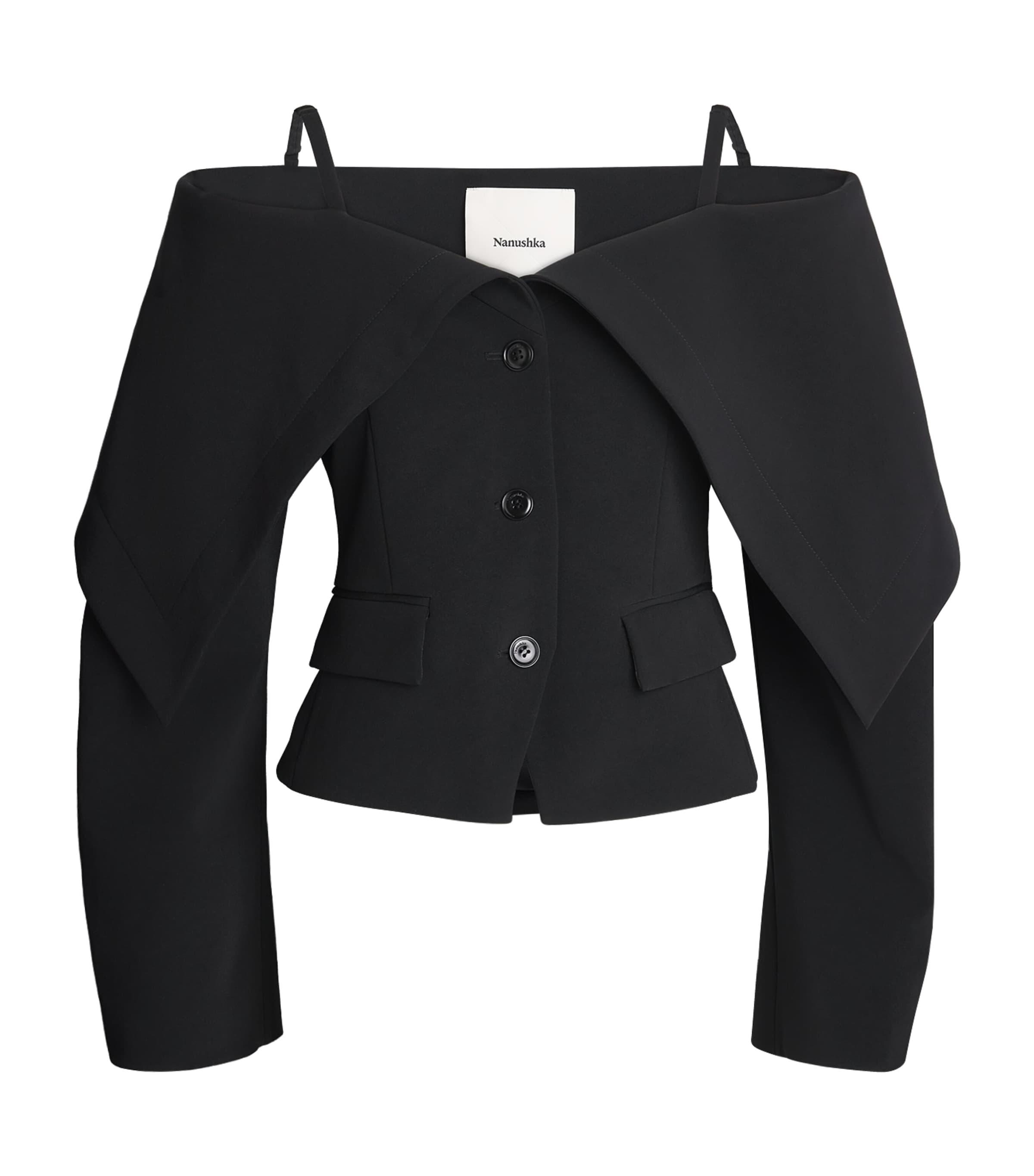 Nanushka Fold-Over Amantha Blazer by NANUSHKA