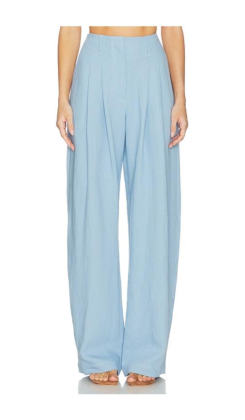 Nanushka Hettie Pant in Baby Blue by NANUSHKA