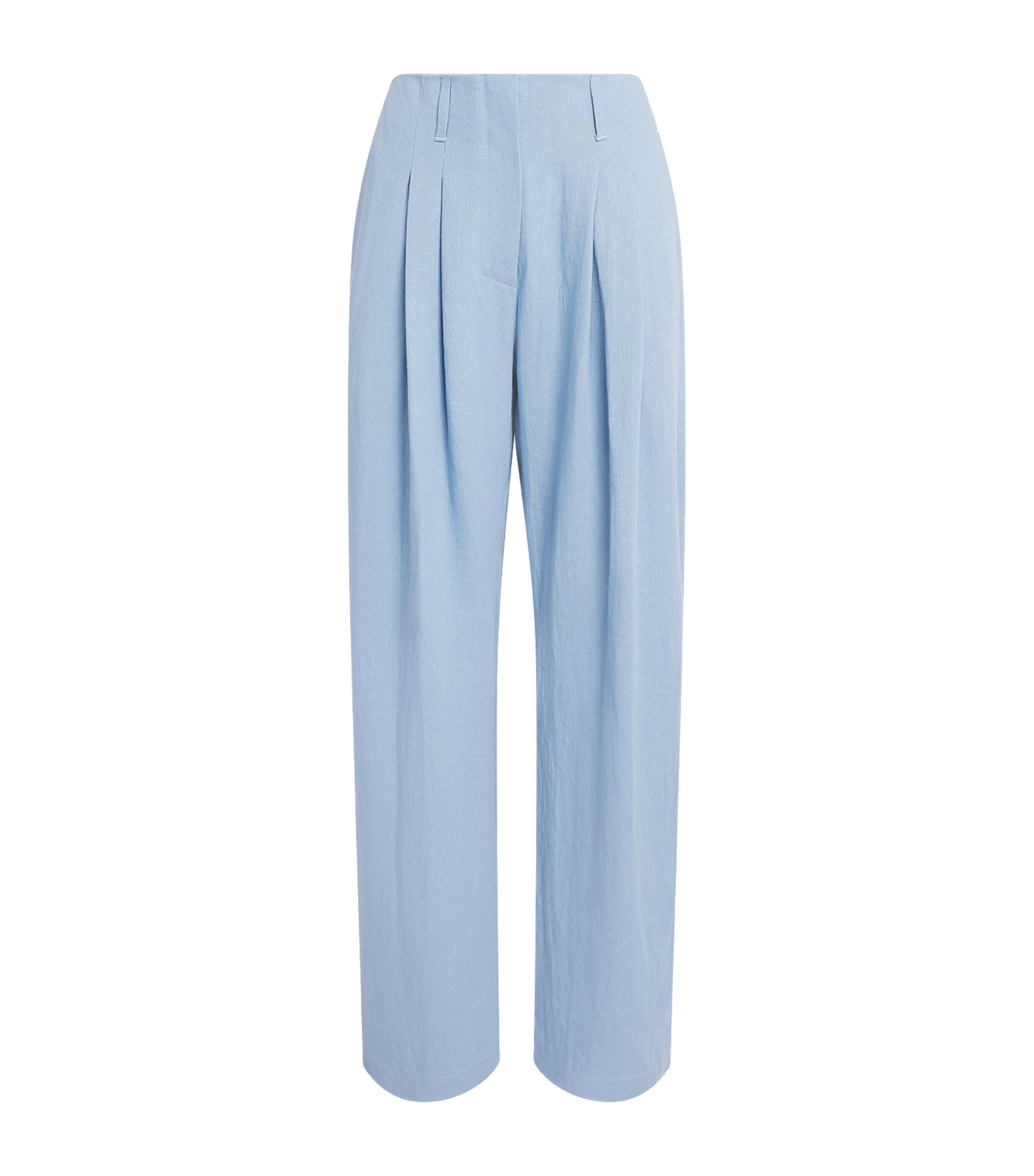 Nanushka Linen-Blend Hettie Trousers by NANUSHKA