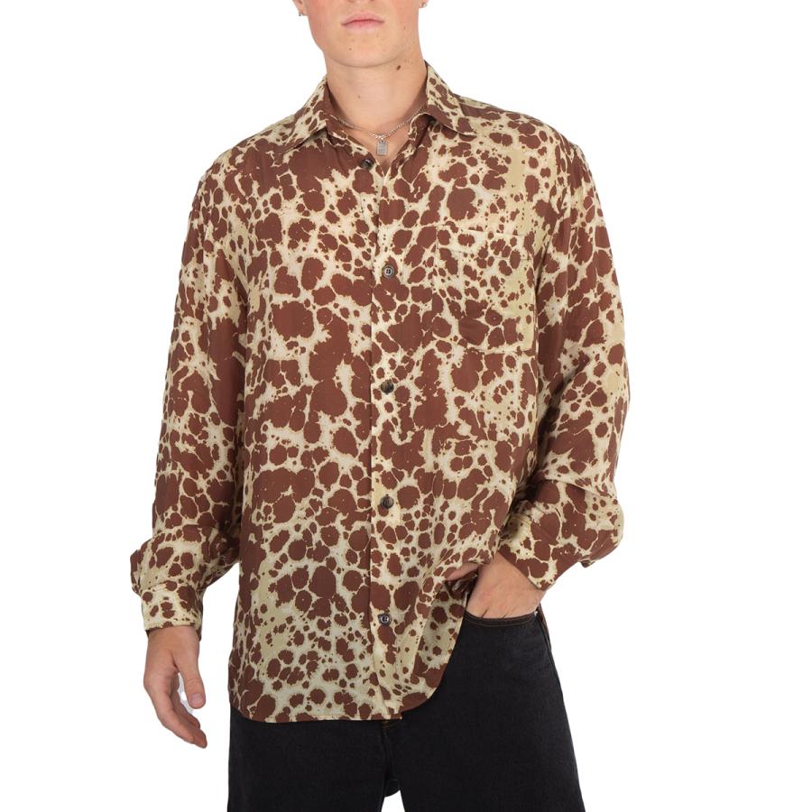 Nanushka Sebas Sale Tie-Dyed Cupro Shirt by NANUSHKA