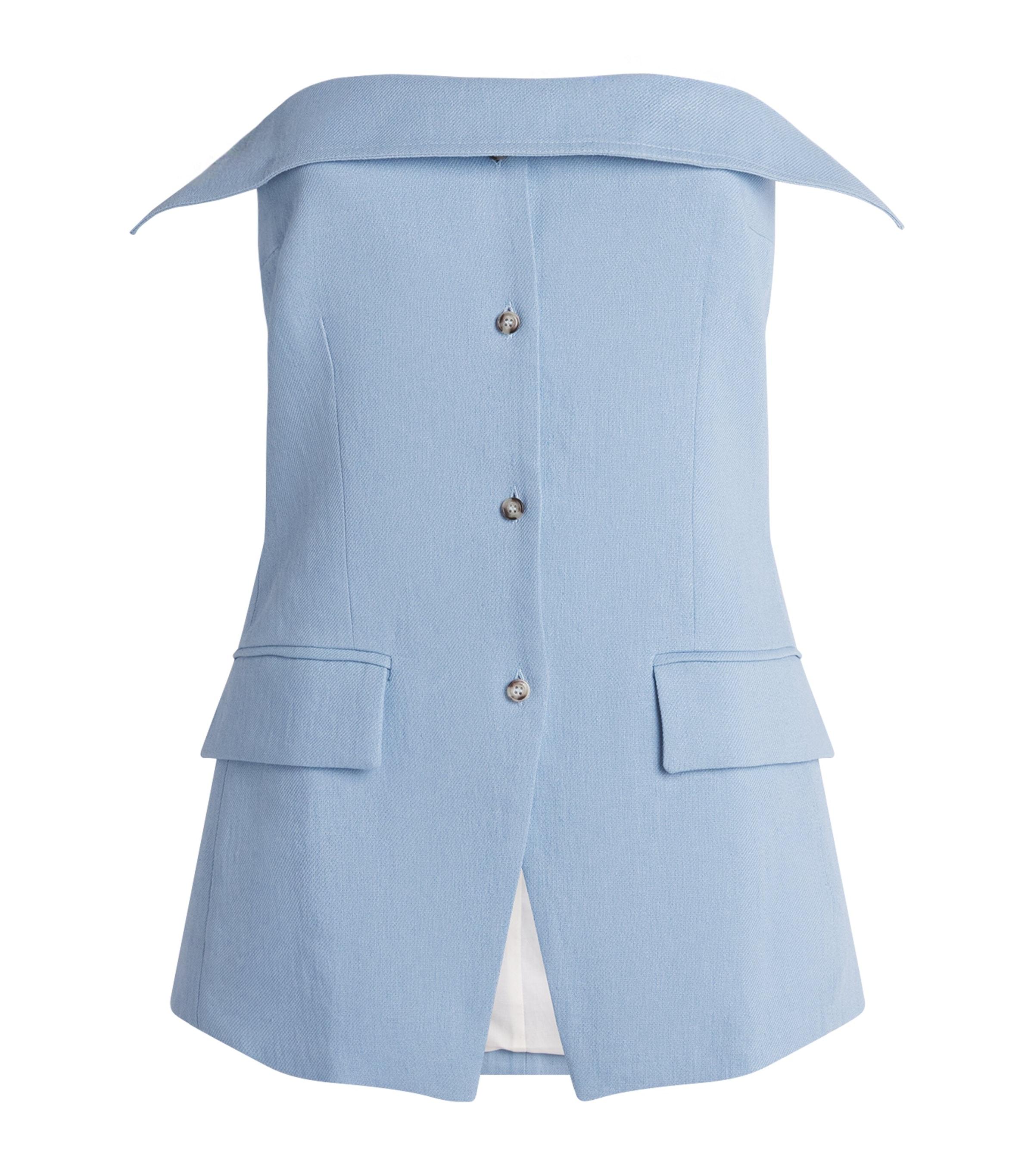 Nanushka Sleeveless Tailored Maleah Top by NANUSHKA