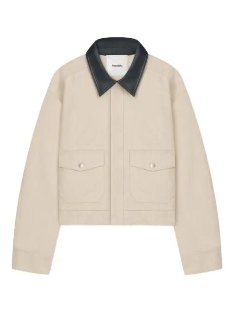 Nowell collar shirt jacket by NANUSHKA