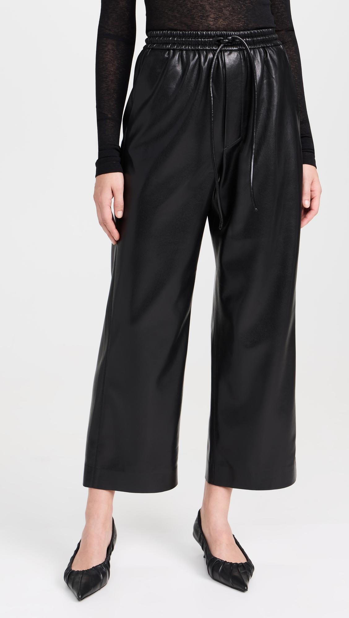 Odessa Faux Leather Pants by NANUSHKA