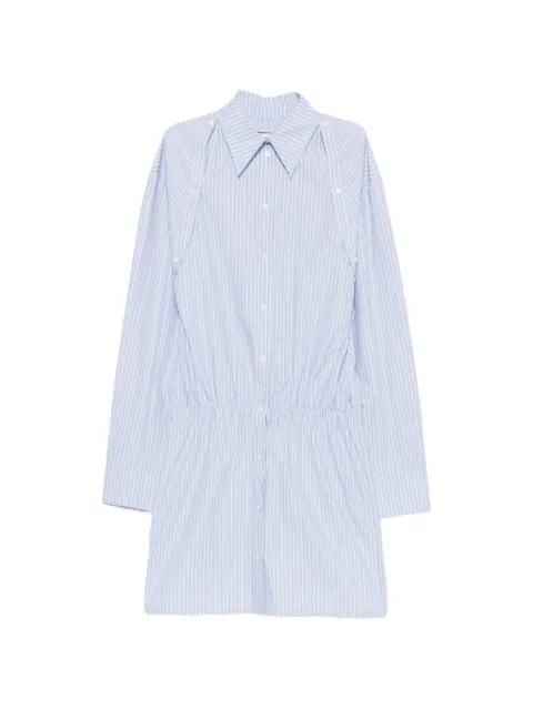 Odran striped shirt mini dress by NANUSHKA