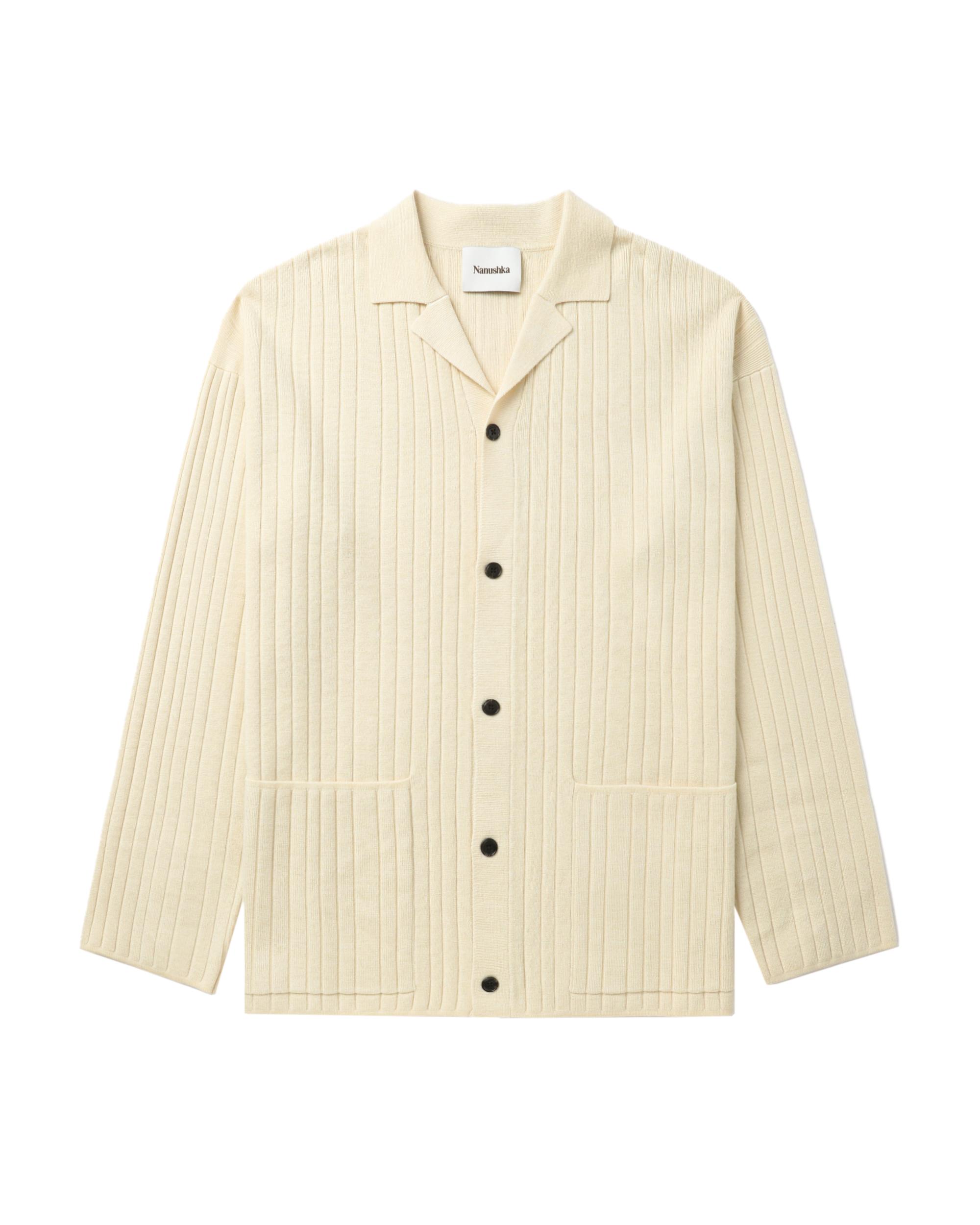 Ribbed cardigan by NANUSHKA