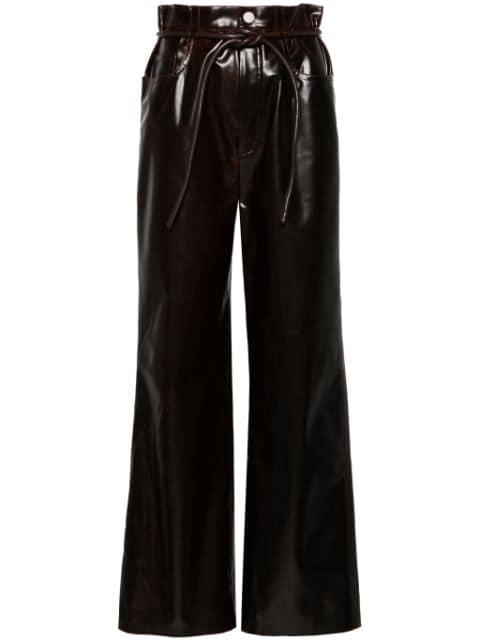 Sato wide-leg trousers by NANUSHKA