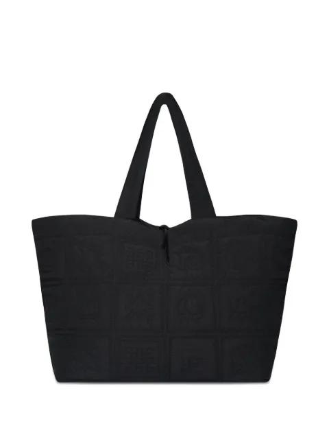 Symbol quilted geometric tote bag by NANUSHKA