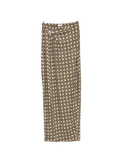 Tozi gathered maxi skirt by NANUSHKA
