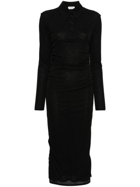 Verity ruched maxi dress by NANUSHKA