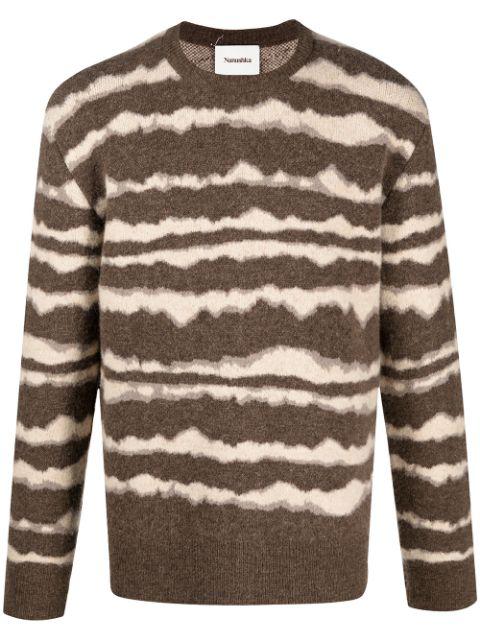 abstract stripe jumper by NANUSHKA