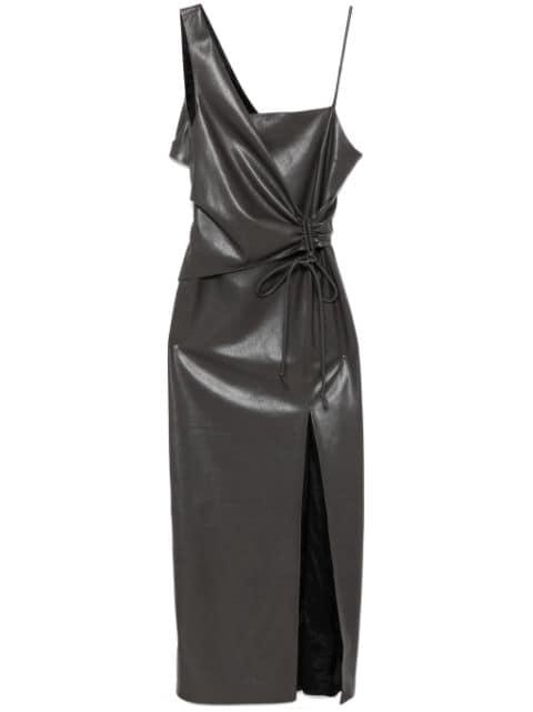asymmetric midi dress by NANUSHKA