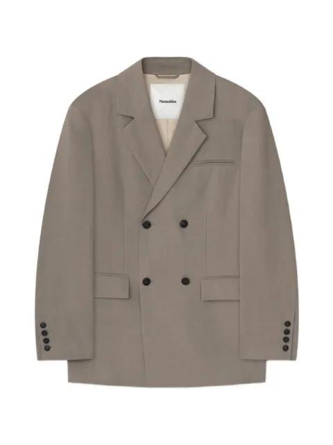 boxy double-breasted blazer by NANUSHKA