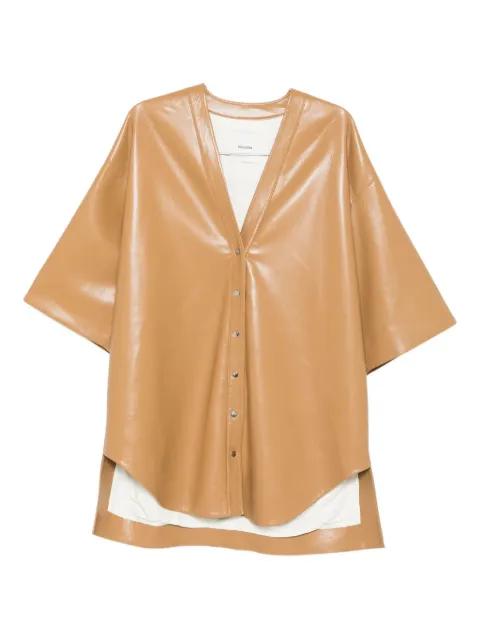 button-front shirt dress by NANUSHKA