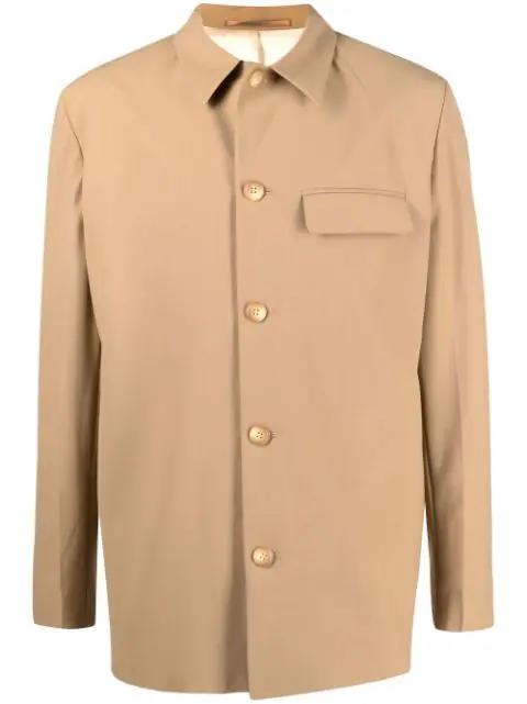 button-up tailored overshirt by NANUSHKA