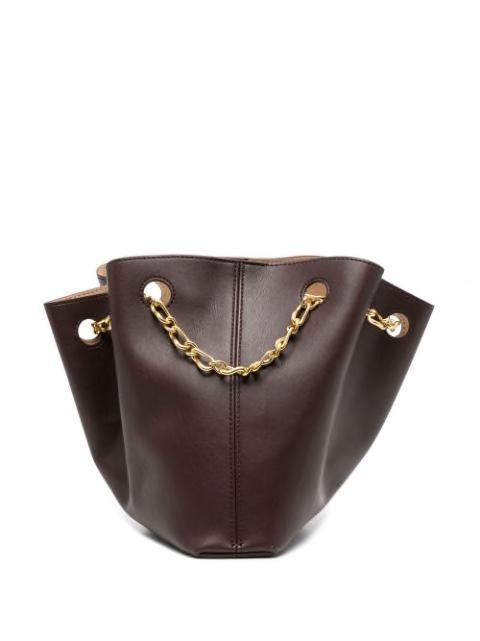 chain-link top-handle tote by NANUSHKA
