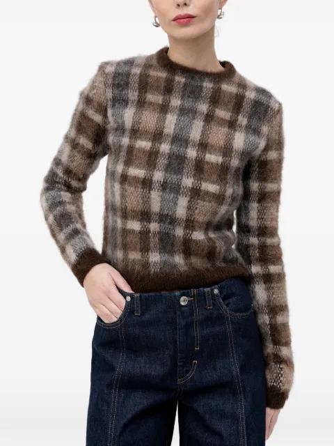 checked sweater by NANUSHKA