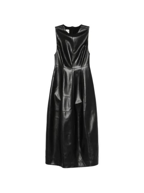 crew-neck fluted-hem midi dress by NANUSHKA