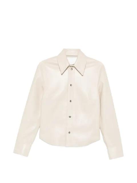 cut-out shirt jacket by NANUSHKA