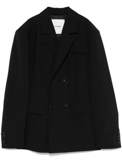 double-breasted blazer by NANUSHKA
