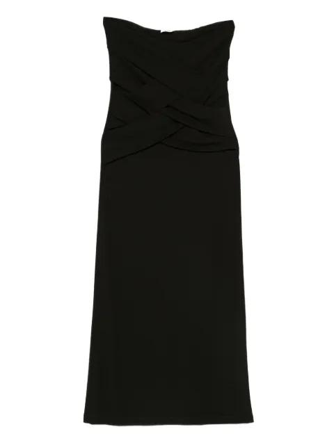 drape-detail maxi skirt by NANUSHKA