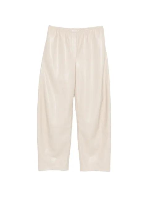 elastic waist barrel leg trousers by NANUSHKA