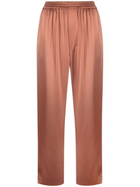 elasticated-waist cropped trousers by NANUSHKA